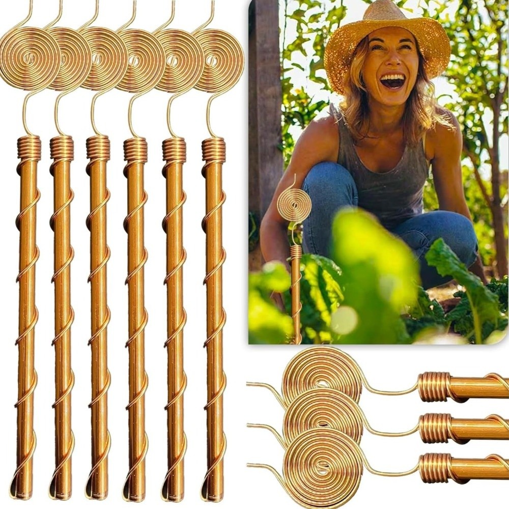 Plant Support Stake - Spiral Coil Electroculture Plant Stakes Durable