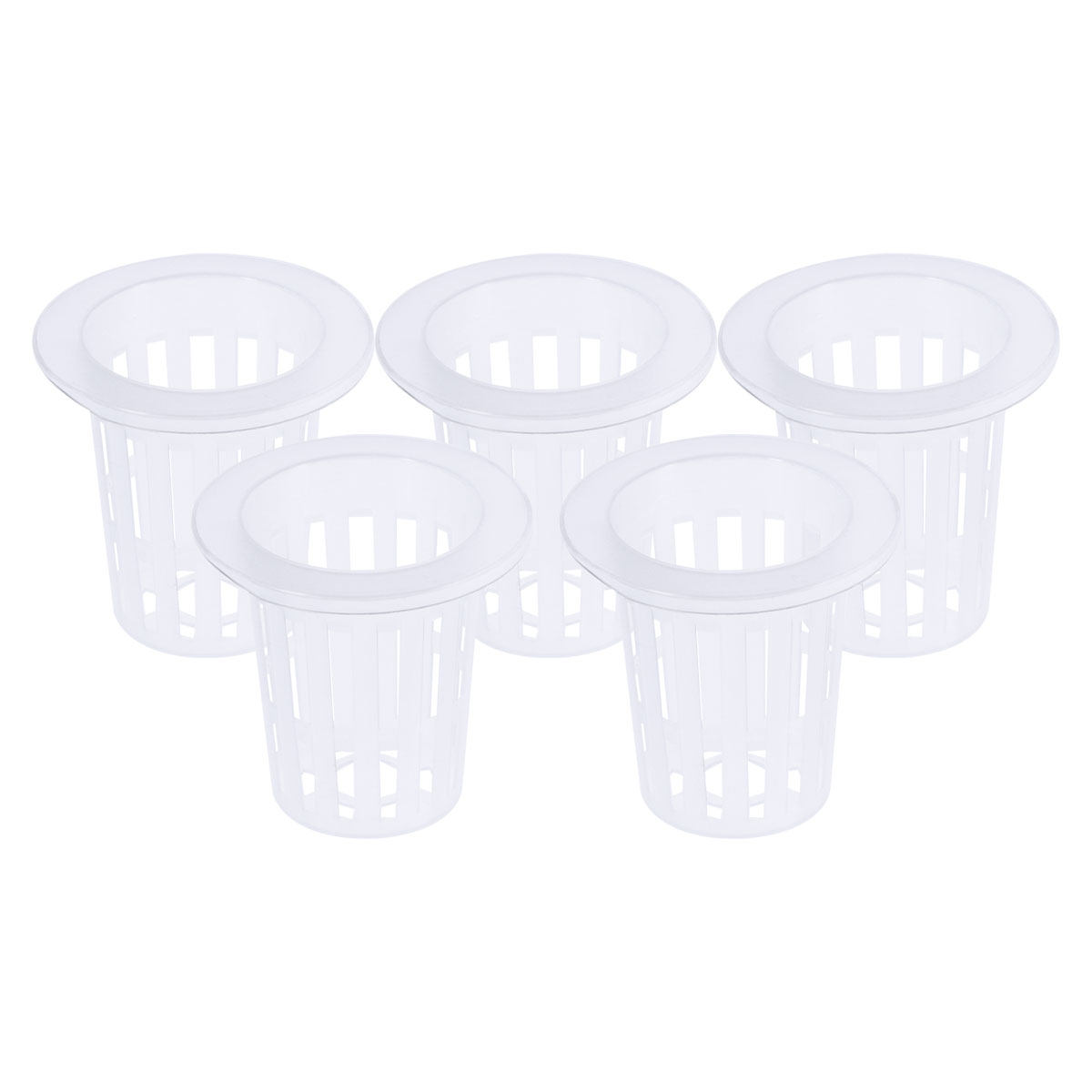 Plant Pot - 50pcs Hydroponic Net Pots 2.5Inch Slotted