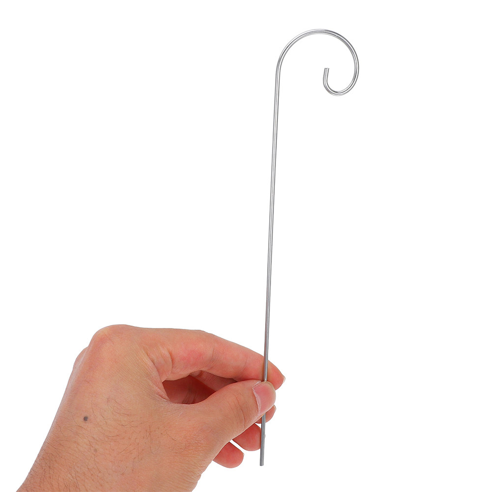 Plant Support Stake - 10Pcs Versatile Metal Shepherd Hook Garden