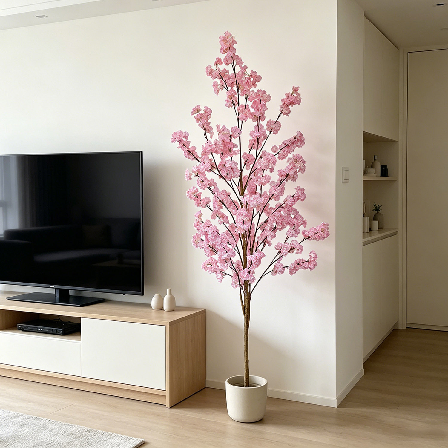 Fiddle Leaf Fig - 100-220cm Artificial Cherry Blossoms Plant Sakura