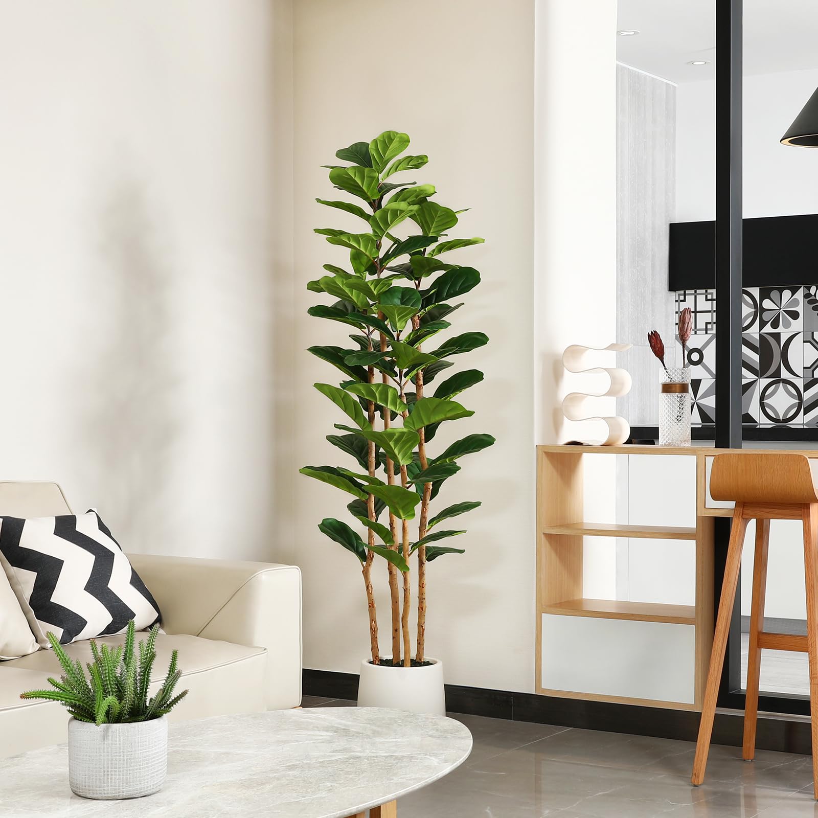 Fiddle Leaf Fig - Artificial Fiddle Leaf Fig Tree with
