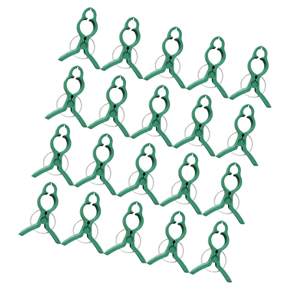 Plant Support Stake - 60Pcs Plastic Plant Support Clips Garden