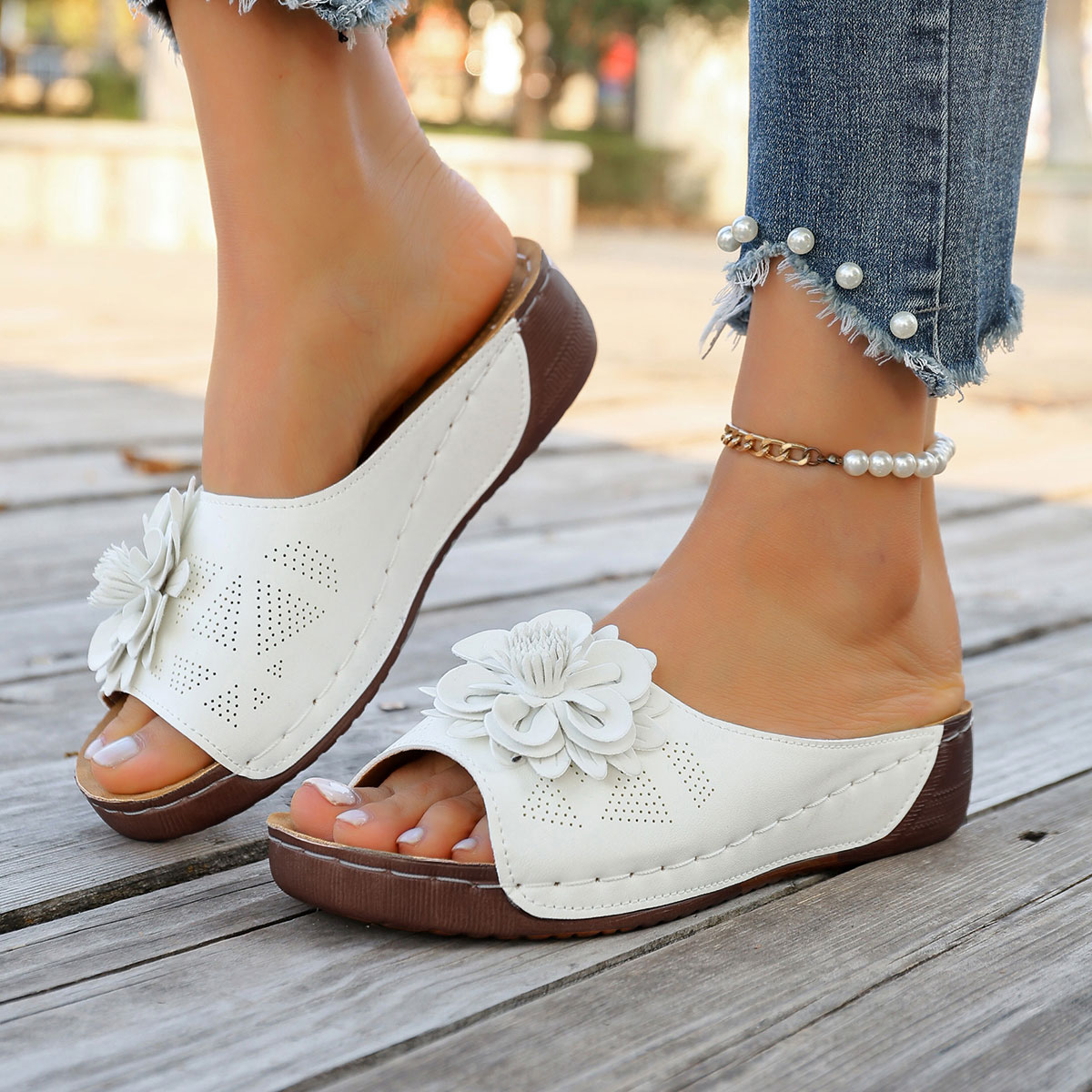 Women's Thick Sole Wedge Sanda - đánh giá và giá Indoor Plants