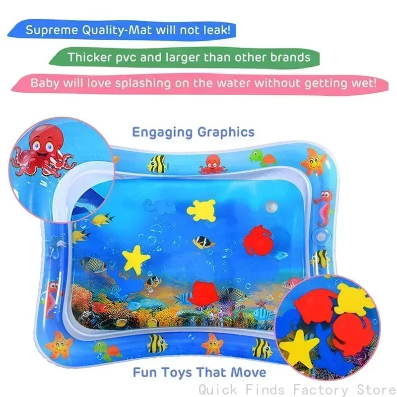 Baby Water Play Mat Inflatable - đánh giá và giá Repotting Mat