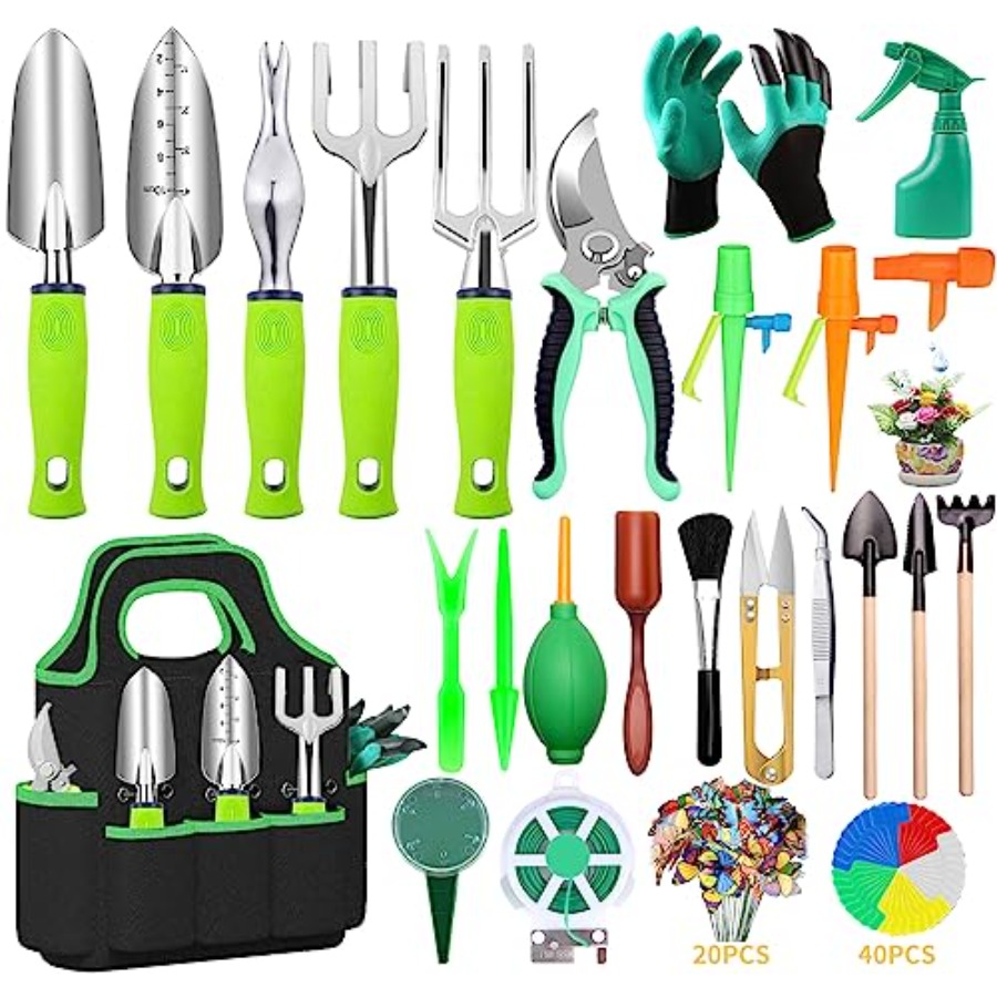 84 PCS Garden Tools Set, 10pcs - đánh giá và giá Succulent Set