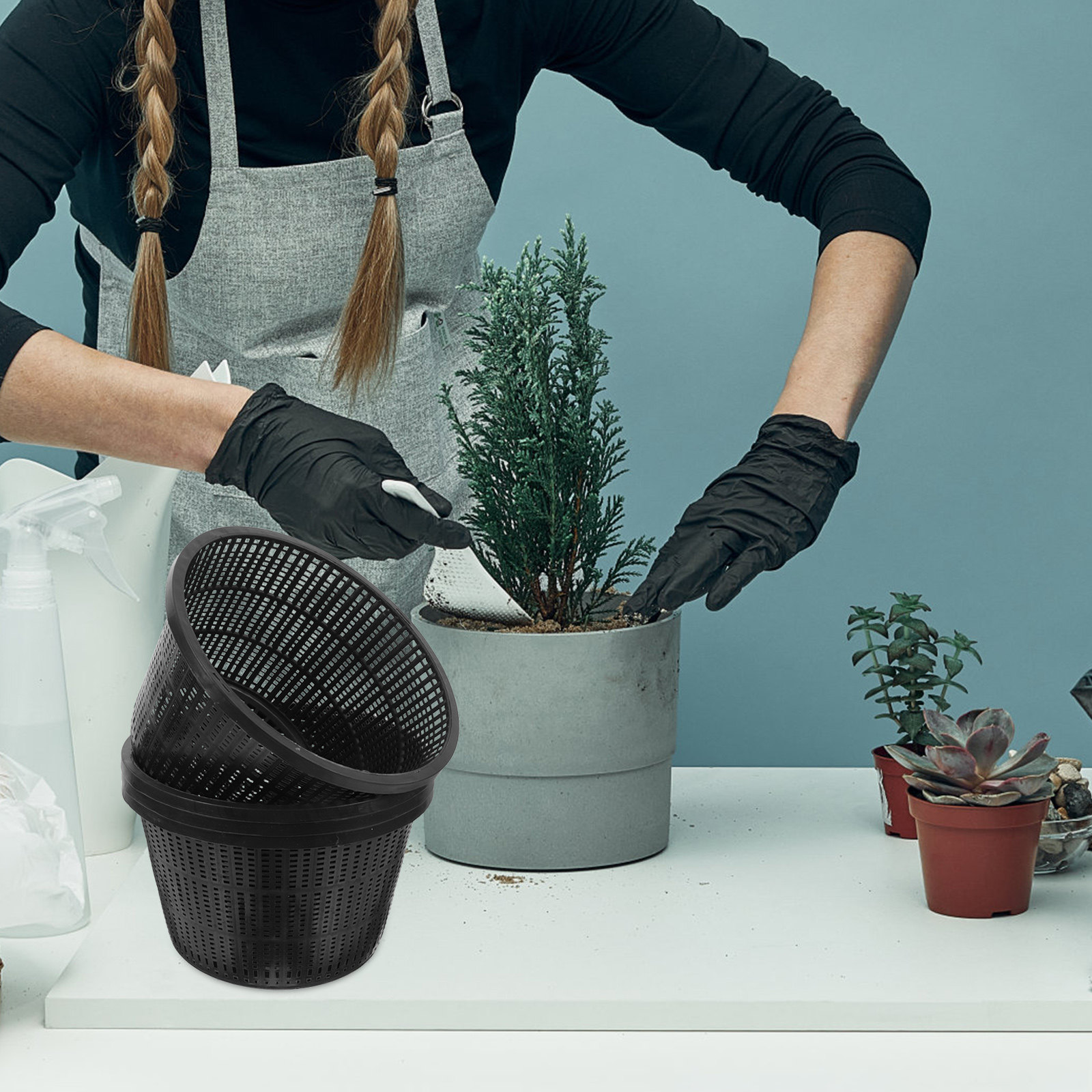 4pcs Hydroponic Net Pots 5 Inc - đánh giá và giá Plant Pot