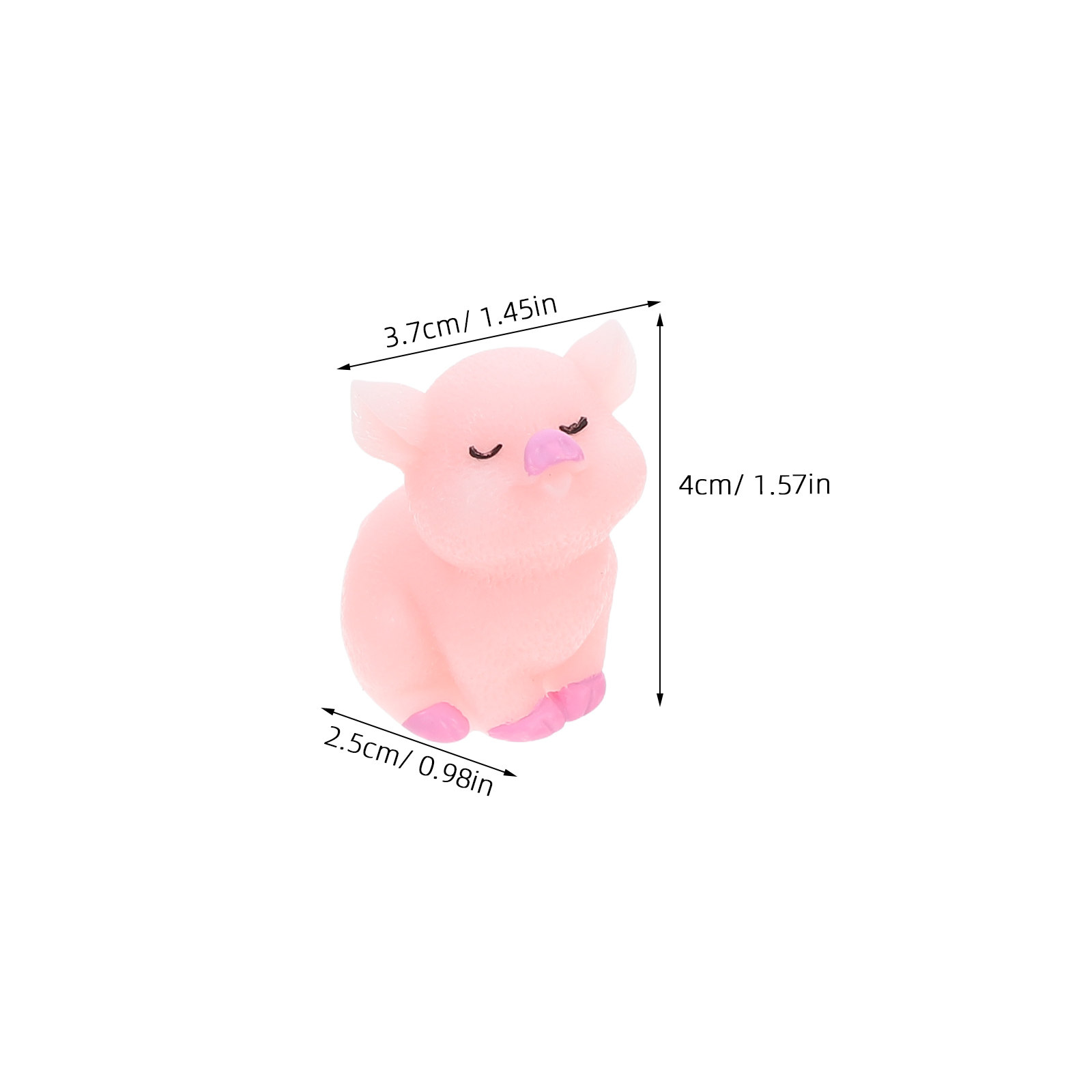 24Pcs Pink Pig Cake Decoration - đánh giá và giá Succulent Set