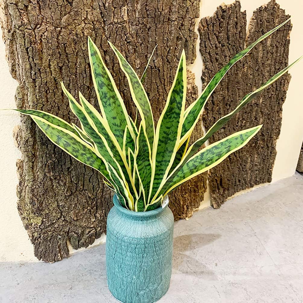 4 PCS Fake Artificial Snake Fa - đánh giá và giá Snake Plant