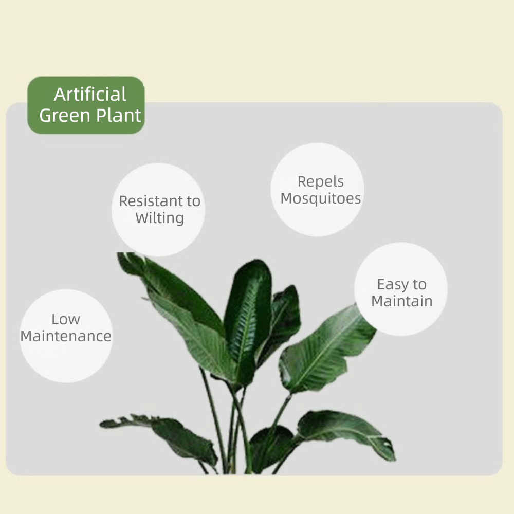 Green Plastic Artificial Ficus - đánh giá và giá Snake Plant