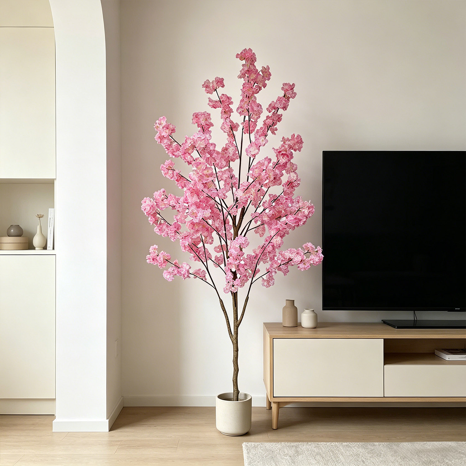 100-220cm Artificial Cherry Bl - đánh giá và giá Fiddle Leaf Fig