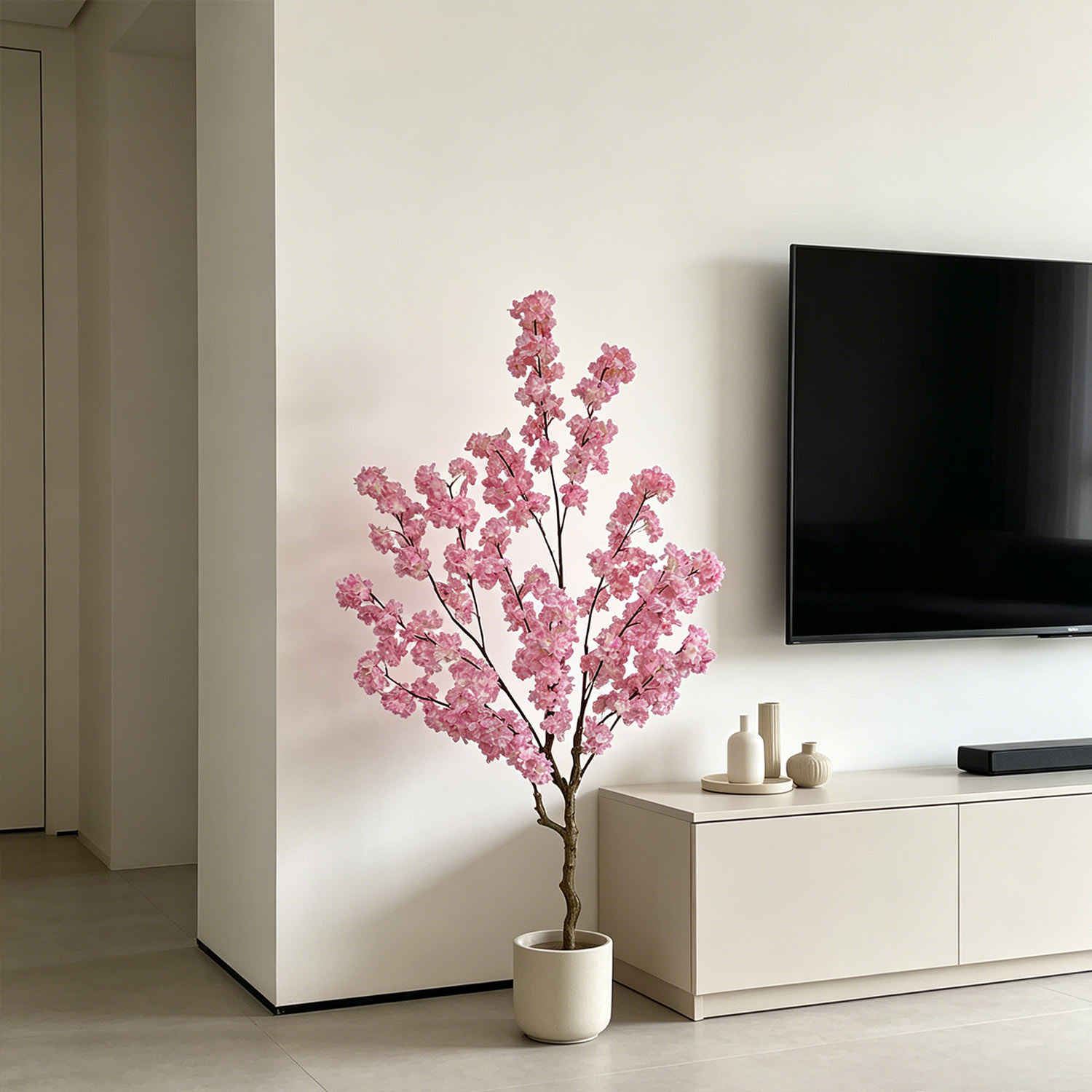 100-220cm Artificial Cherry Bl - đánh giá và giá Fiddle Leaf Fig