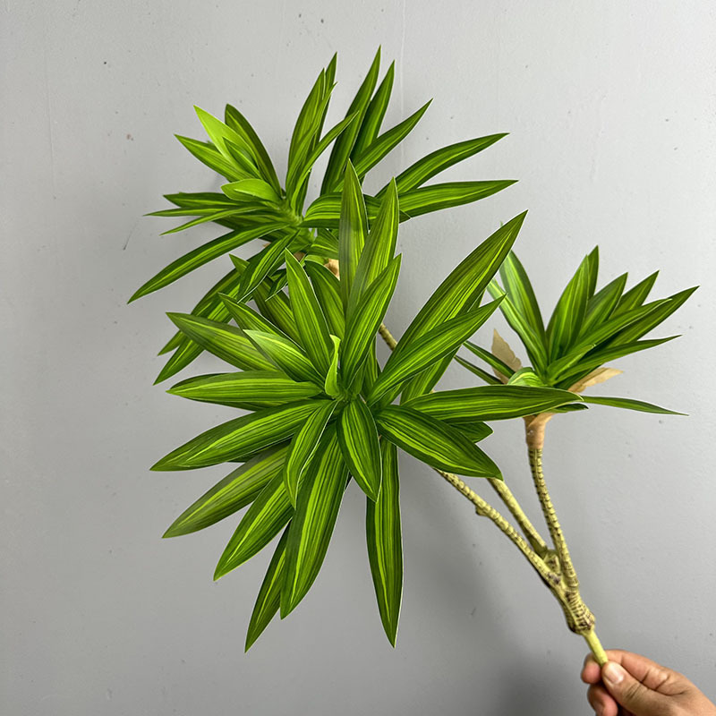 Simulated Green Plants 3 Heads - đánh giá và giá Snake Plant