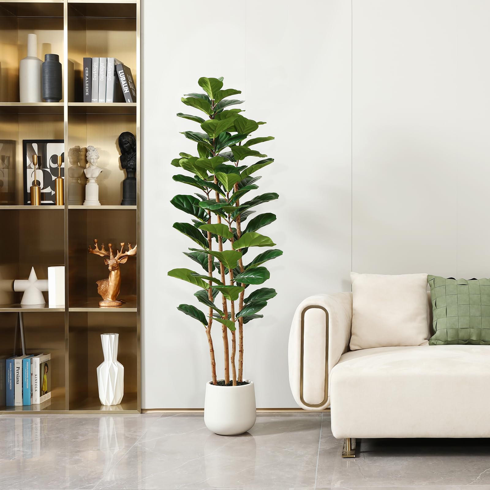Artificial Fiddle Leaf Fig Tre - đánh giá và giá Fiddle Leaf Fig