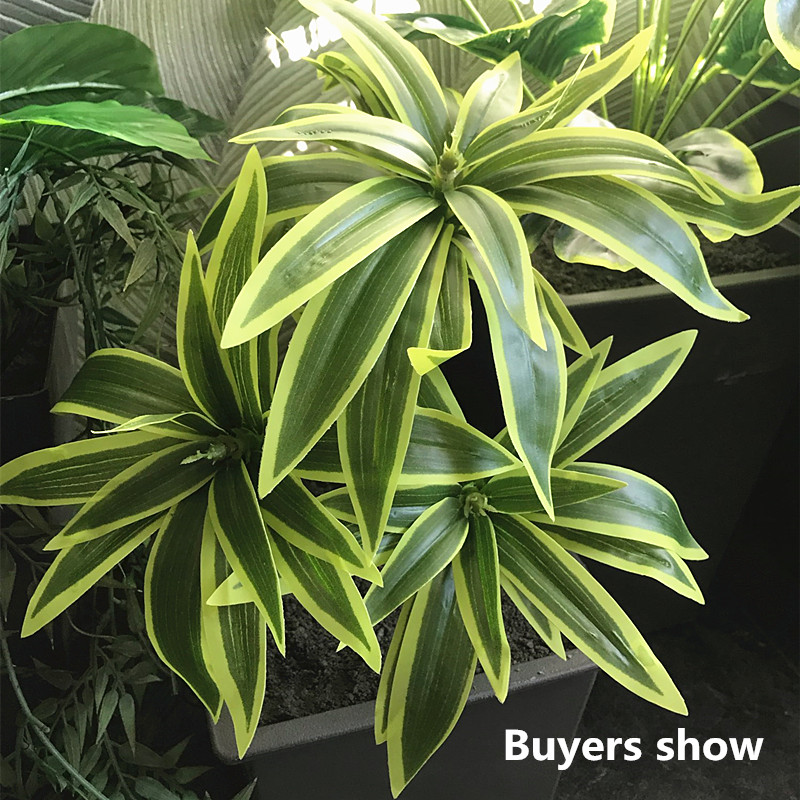 35CM 3 Dĩa Nhân Tạo Để Bàn Giả - đánh giá và giá Snake Plant